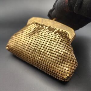 Vintage Oroton West Germany Golden Mini Coin Clutch Purse